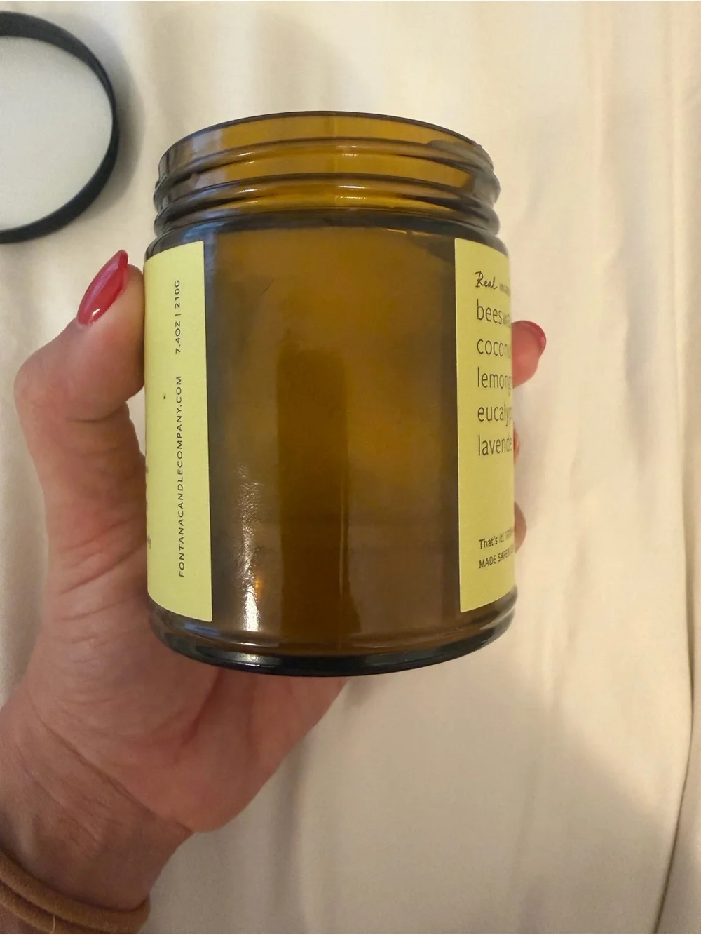 Fontana Candle Co. - Lemongrass Eucalyptus Beeswax Candle